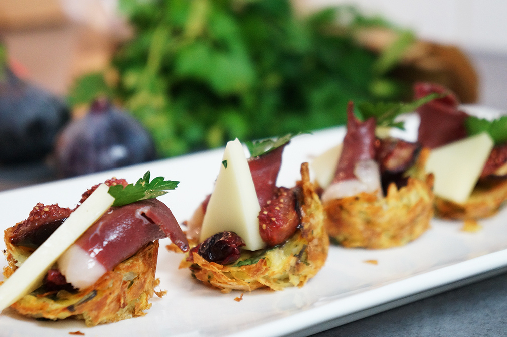 Cuillères apéritives au magret de canard fumé et à la mangue, Recette